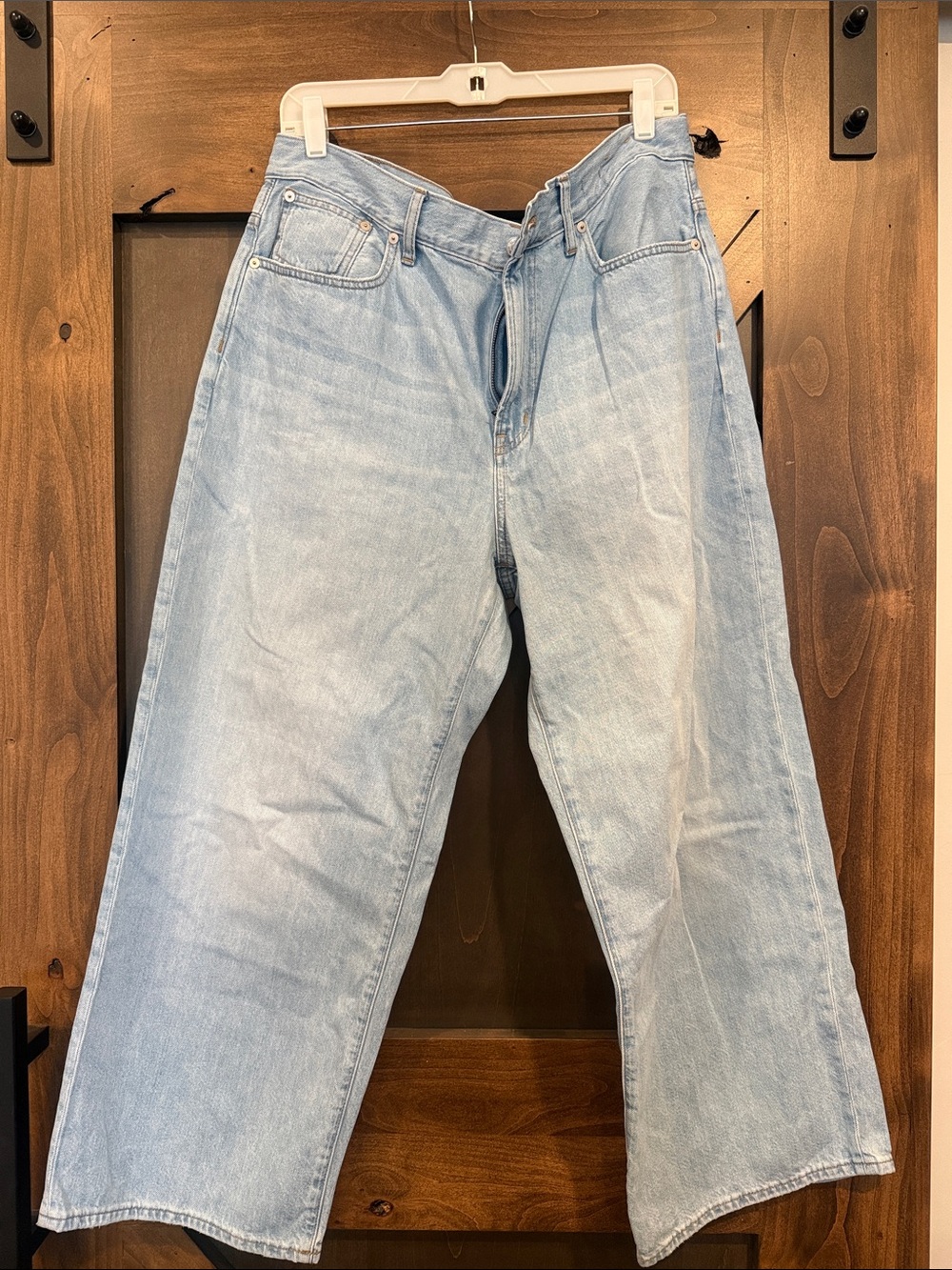 Madewell Light Blue Wide-Leg Jeans